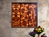 Homestead - Segmented Wooden Art