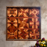 Homestead - Segmented Wooden Art