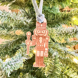 Snacktown Nutcracker with Pretzel ornament or Tag