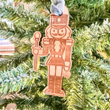 Snacktown Nutcracker with Pretzel ornament or Tag