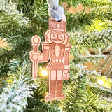 Snacktown Nutcracker with Pretzel ornament or Tag