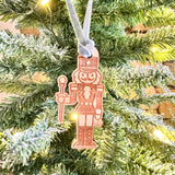 Snacktown Nutcracker with Pretzel ornament or Tag