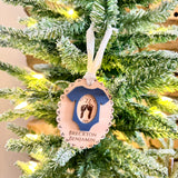 First Christmas - Baby's Footprint Keepsake Ornament