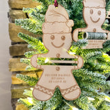 Gingerbread Money Holder Ornament or Gift Tag