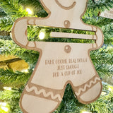Gingerbread Money Holder Ornament or Gift Tag