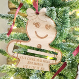 Gingerbread Money Holder Ornament or Gift Tag