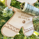 Gingerbread Money Holder Ornament or Gift Tag
