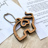 Thank you for being my Elephant Keychain