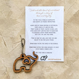 Thank you for being my Elephant Keychain