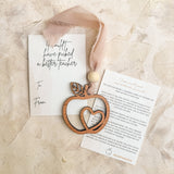 Coudn't Have Picked a Better Teacher - Symbolic Wood Tag Gift