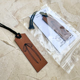 Mini-Leather Bookmark or Gift Tag