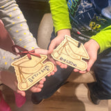 Wooden Graduation Hat Ornament Keepsake