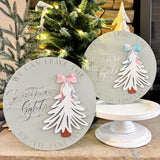 Christmas Lights Until January - 12" Round Sign
