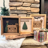 Hometown holidays: Santas Cabin (Night Scene)