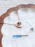 Personalized Heart Urn Necklace | Fingerprint, Paw Print & Memorial Jewelry