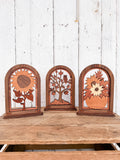 Sunflower Wood Decor | Segmented Wood Fall Accent