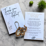 Thank you for being my Elephant Keychain