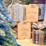 Gift From Santa - Large Wooden Personalized Tag