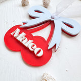 Preppy Cherries Valentines Day Gift Tags