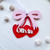 Preppy Cherries Valentines Day Gift Tags