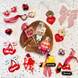 Preppy Cherries Valentines Day Gift Tags