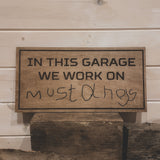 Custom Handwriting Box Framed Sign