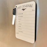 Daily Schedule Locker Magnet