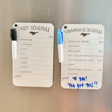 Daily Schedule Locker Magnet