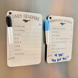 Daily Schedule Locker Magnet