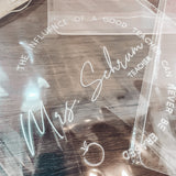 Make it Yours: Acrylic Clip Boards