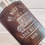 Engraved Leatherette Tumbler