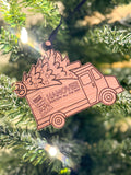 Snack Town Christmas Truck Ornament
