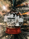 Snack Town Snow Globe Ornaments