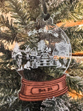 Snack Town Snow Globe Ornaments