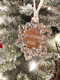 Single Layer Snowflake Ornament or Gift Tag