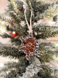 Single Layer Snowflake Ornament or Gift Tag