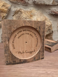 Bourbon Barrel Coasters