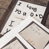 Custom Handwriting Box Framed Sign