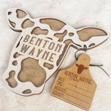 Cow + Cattle Tag Theme Milestone Markers