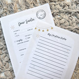 FREEBIE! Children's Letter to Santa Printable