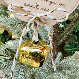 Seeing is Believing "Believe" Bell Ornament