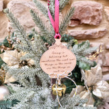 Seeing is Believing "Believe" Bell Ornament