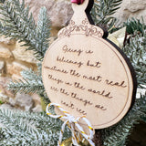 Seeing is Believing "Believe" Bell Ornament
