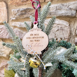 Seeing is Believing "Believe" Bell Ornament