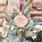 The Bell Still Rings... "Believe" Christmas Bell Ornament