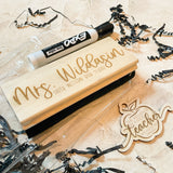 Personalized Dry Erase Marker Set for Teachers
