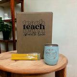 Engraved Leather Notepad