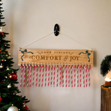 Comfort + Joy Candy Cane Countdown Until Christmas