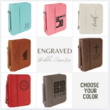 Engraved Leather Bible Covers