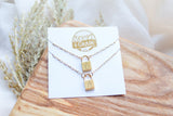 Through Every Season Lock Pendant Necklace
